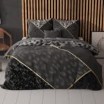 Panther Vibe Antraciet dekbedovertrek