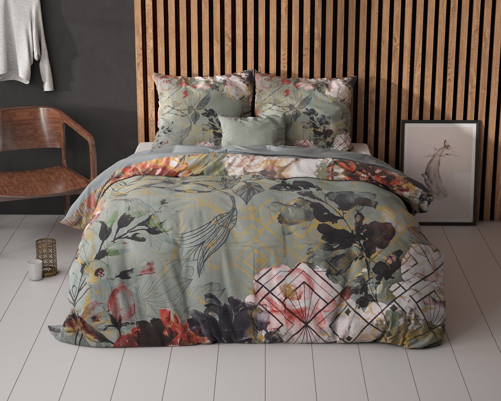 8720105615559-1 Marble Art Deco Groen - Afbeelding 1