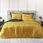 Embossed Velvet Sultan Goud dekbedovertrek