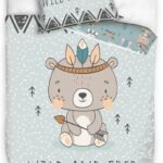 Bear Dekbedovertrek Junior 140 X 200 Cm Katoen