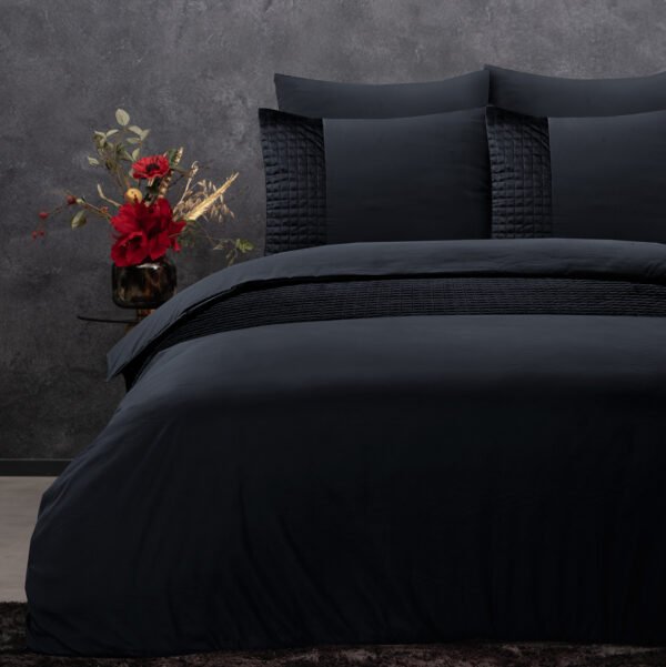Velvet Band Zwart dekbedovertrek