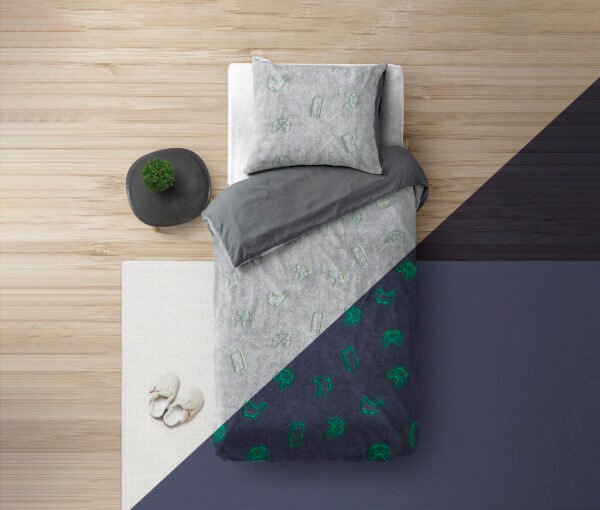 Dekbedovertrek Glow in the dark Games Multi