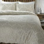 Dekbedovertrek Glamour Flanel Art Foil Offwhite