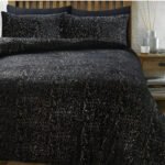 Dekbedovertrek Glamour Flanel Sprankle Foil Zwart