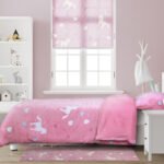 Dekbedovertrek Glow in the dark Unicorn Roze