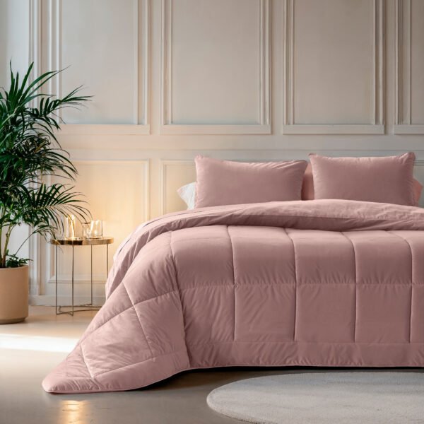 Lazy Velvet Dekbed Oud Roze