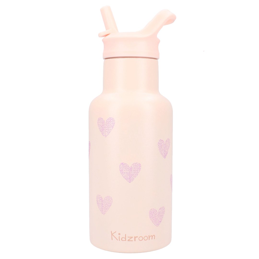 030-01060_pink Drinkfles 350ml Kidzroom Magical Meadows - Afbeelding 1