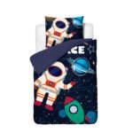 Space man 2 Blauw 140 x 200/220